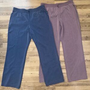 Two Pairs Lululemon Softstreme High-Rise Pants Size 14
